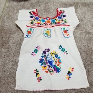 Mexican "coco"  style dress size 12 to 18 months